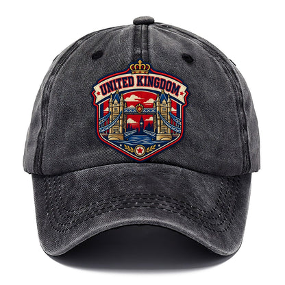 United Kingdom Retro Badge Country Logos Classic Cap – Graphite
