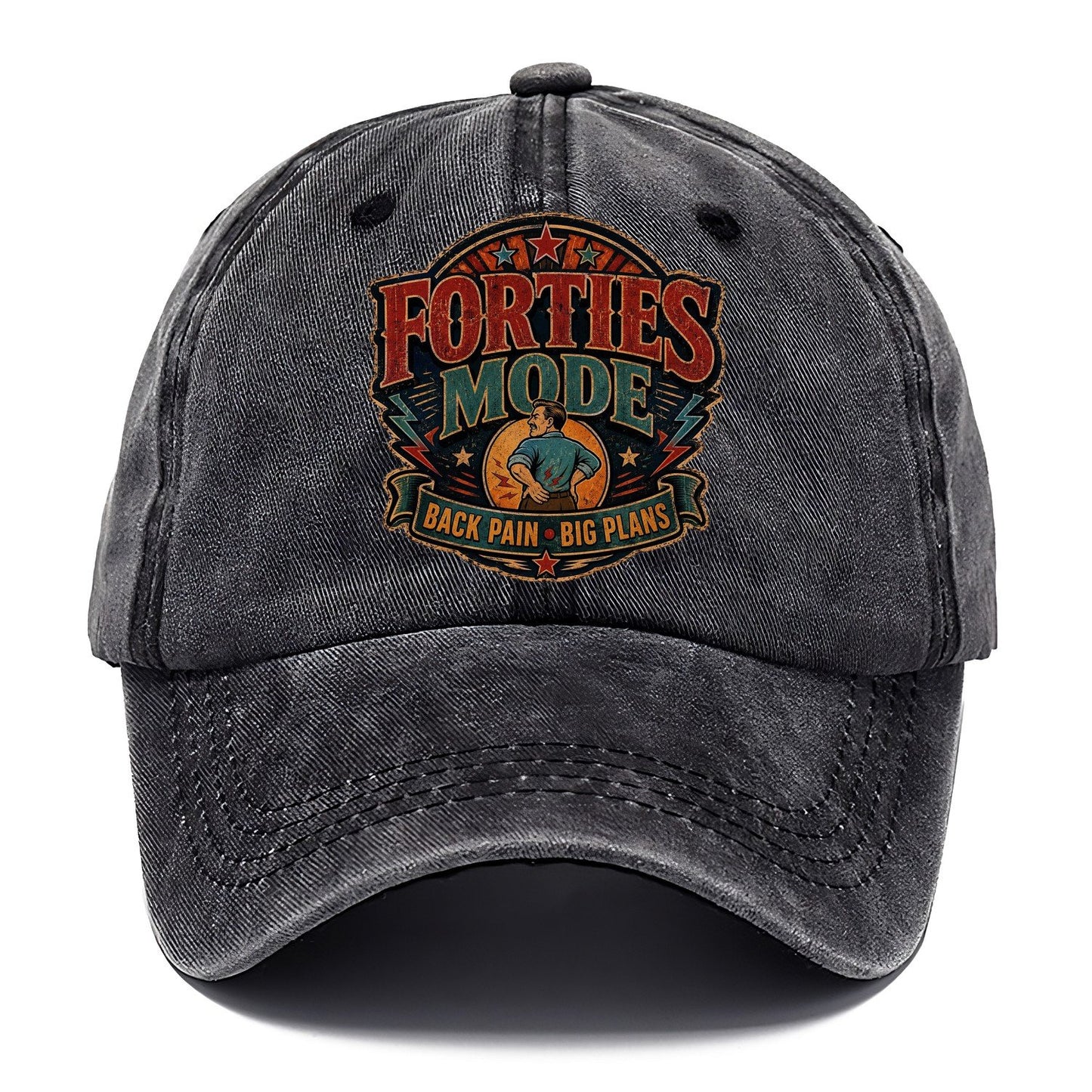 Forties Mode Back Pain Big Plans Classic Cap – Graphite