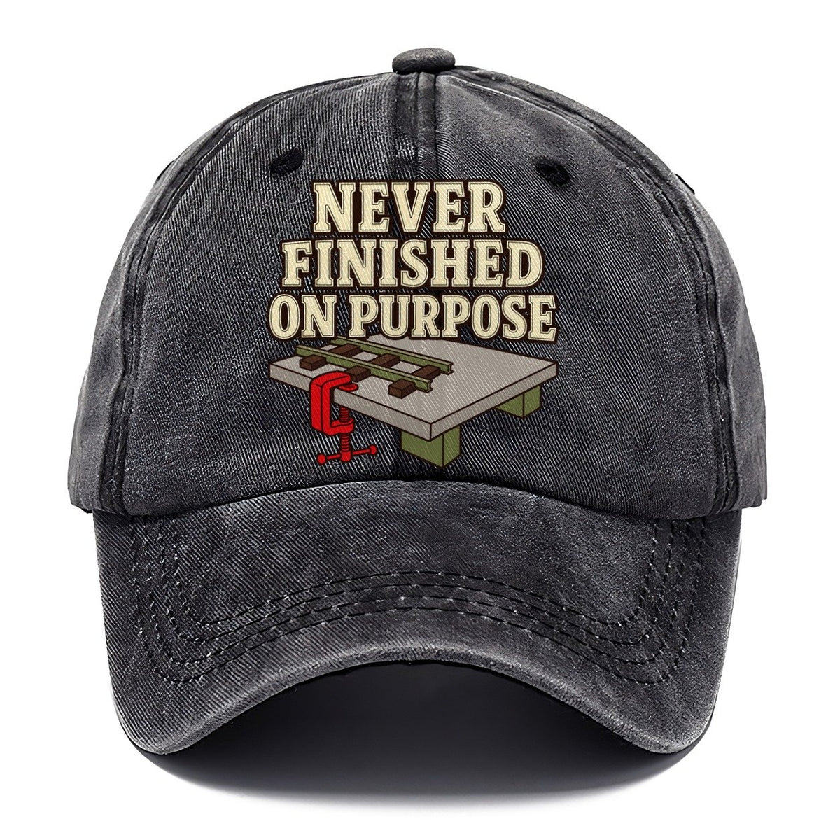 Never Finished On Purpose Model Railways Classic Cap – Graphite