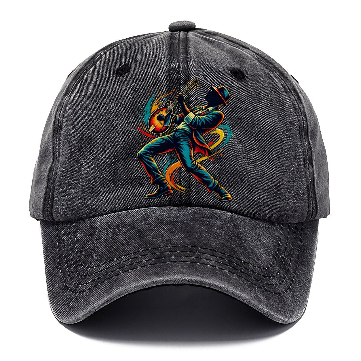 Mandolin Icon Music Instruments Classic Cap – Graphite