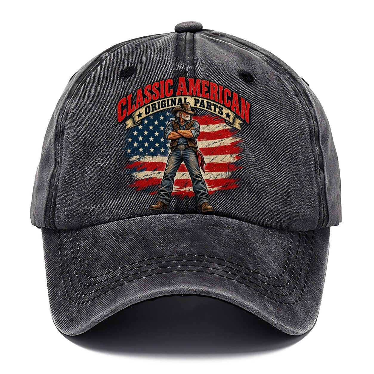 Classic American Original Parts Old Man Strong Classic Cap – Graphite