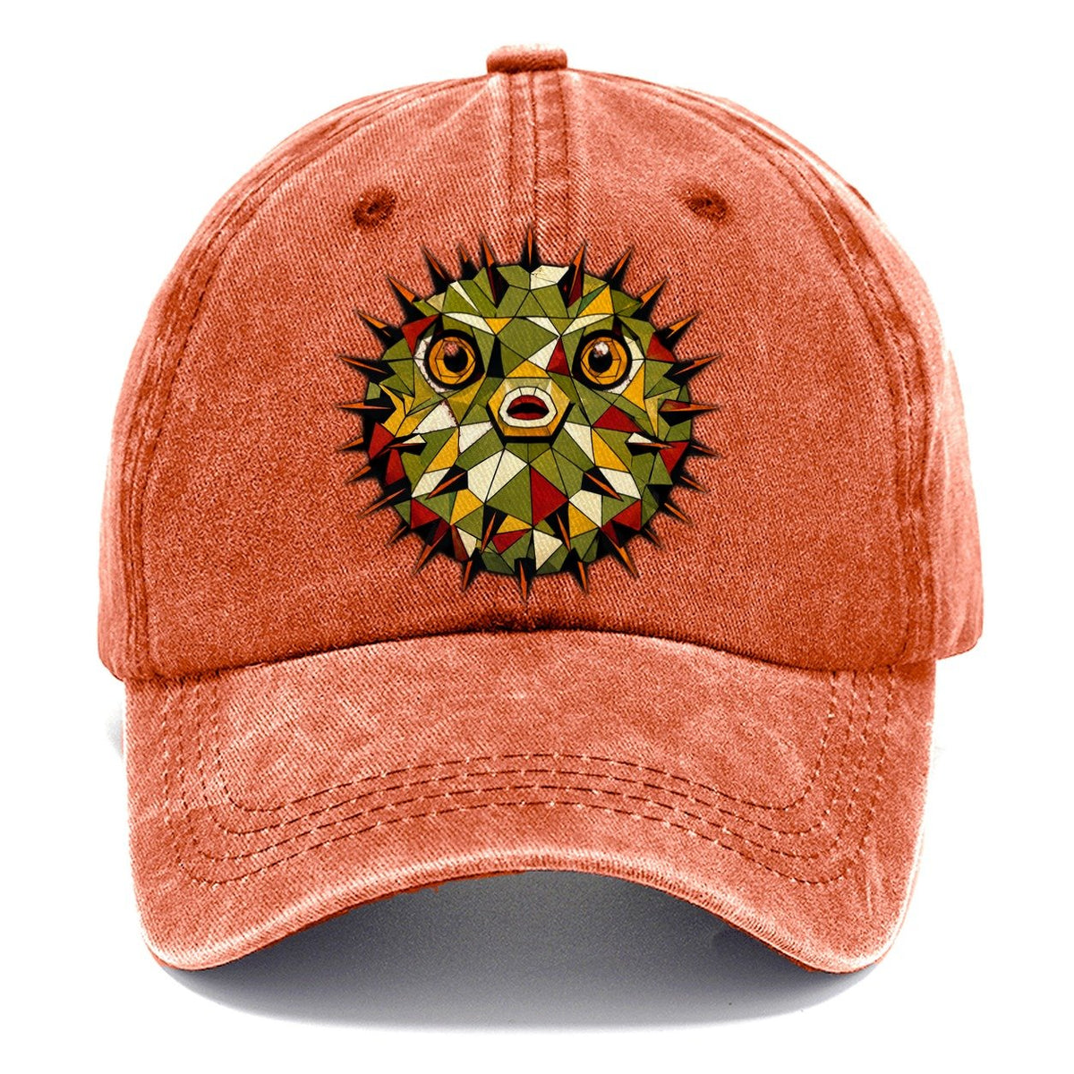 Pufferfish Inflated Spines Classic Cap – Terracotta Clay
