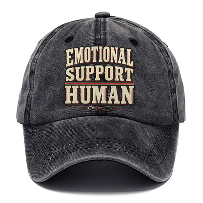 Emotional Support Human American Wit Classic Cap – Graphite