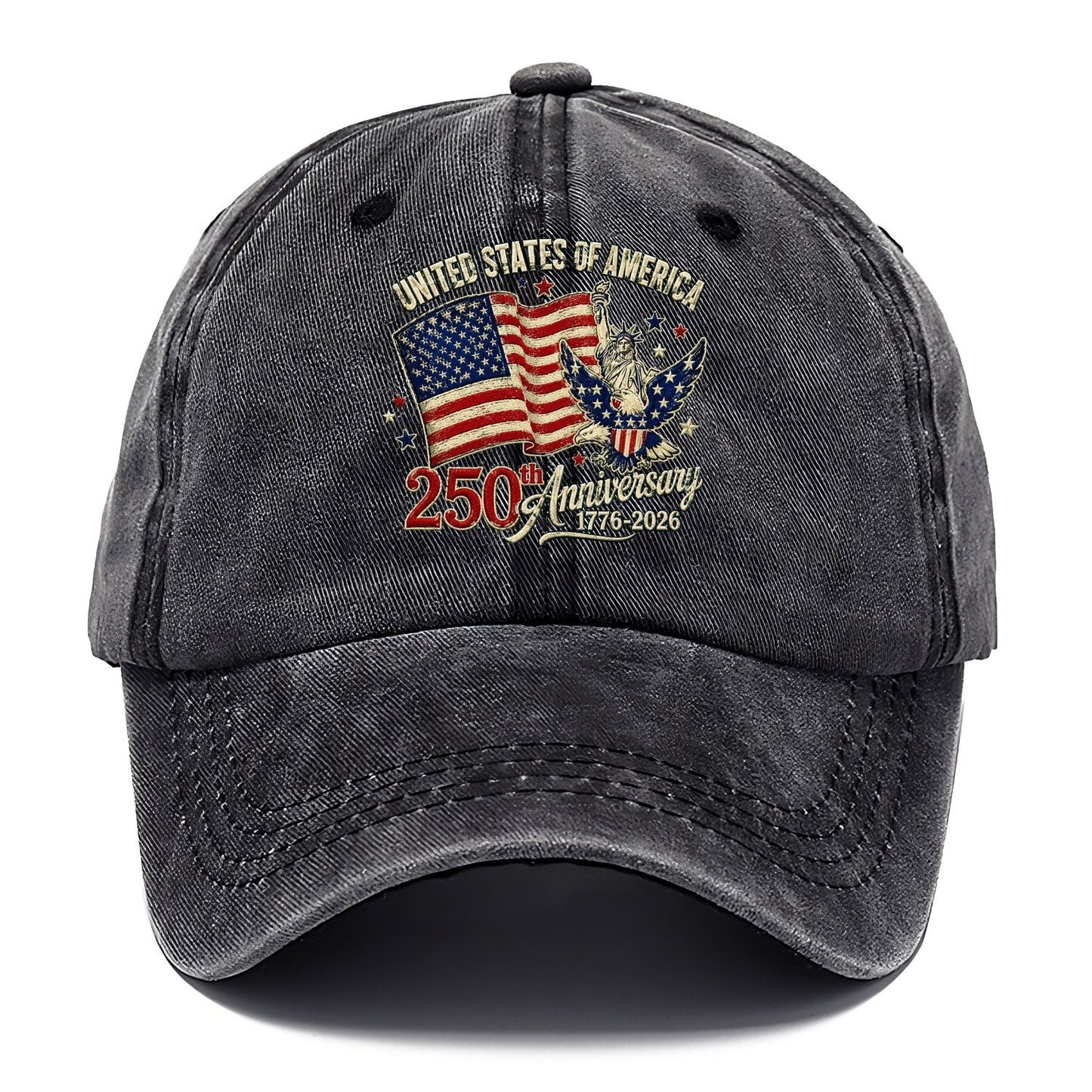 Us 250Th Patch Emblem Classic Cap – Graphite
