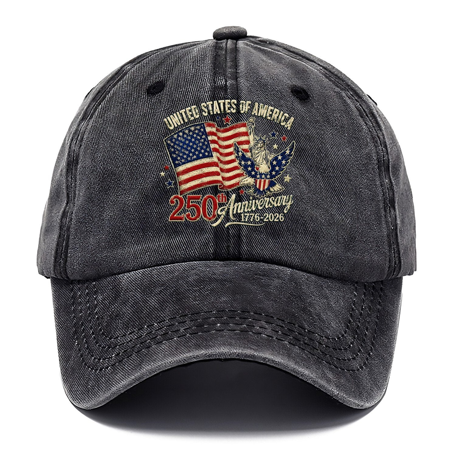 Us 250Th Patch Emblem Classic Cap – Graphite