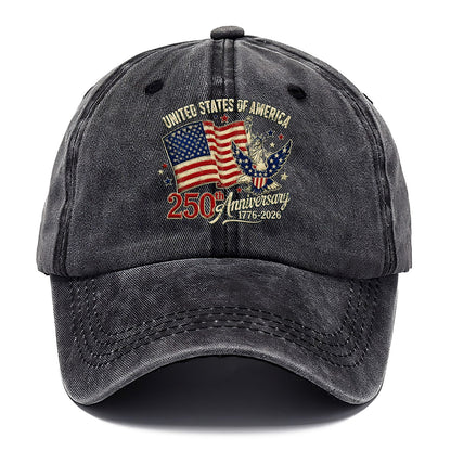 Us 250Th Patch Emblem Classic Cap – Graphite