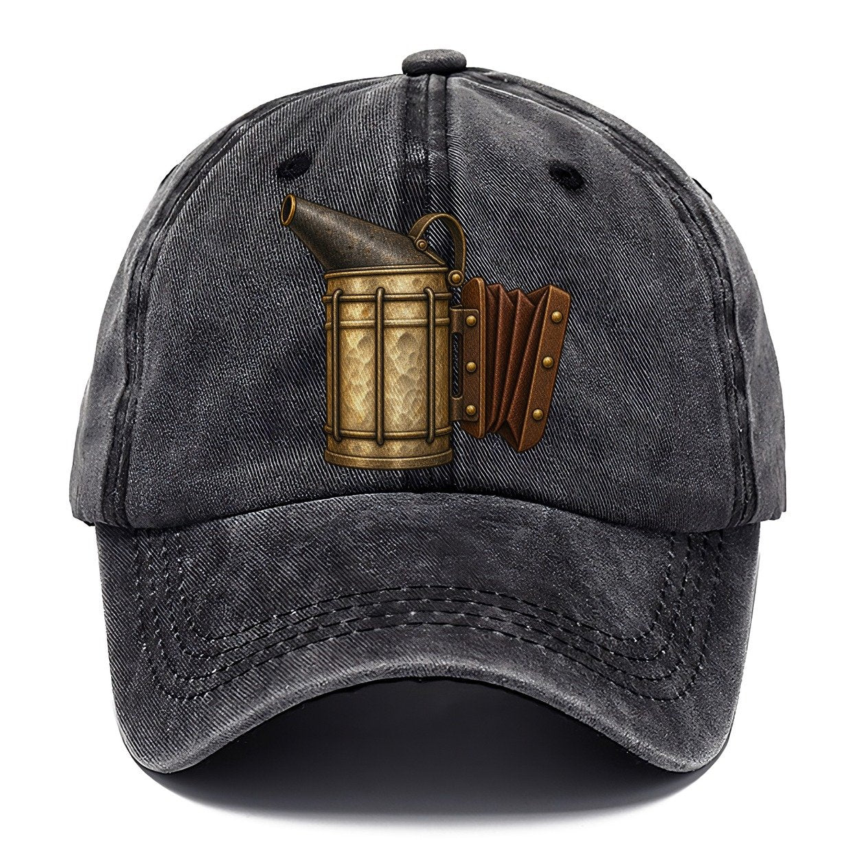 Tin Bee Smoker Beekeeping Classic Cap – Graphite