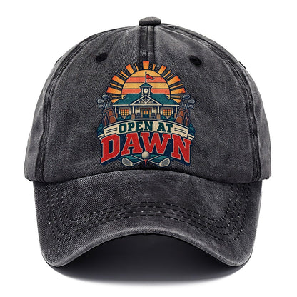 Open At Dawn Golf Life Classic Cap – Graphite