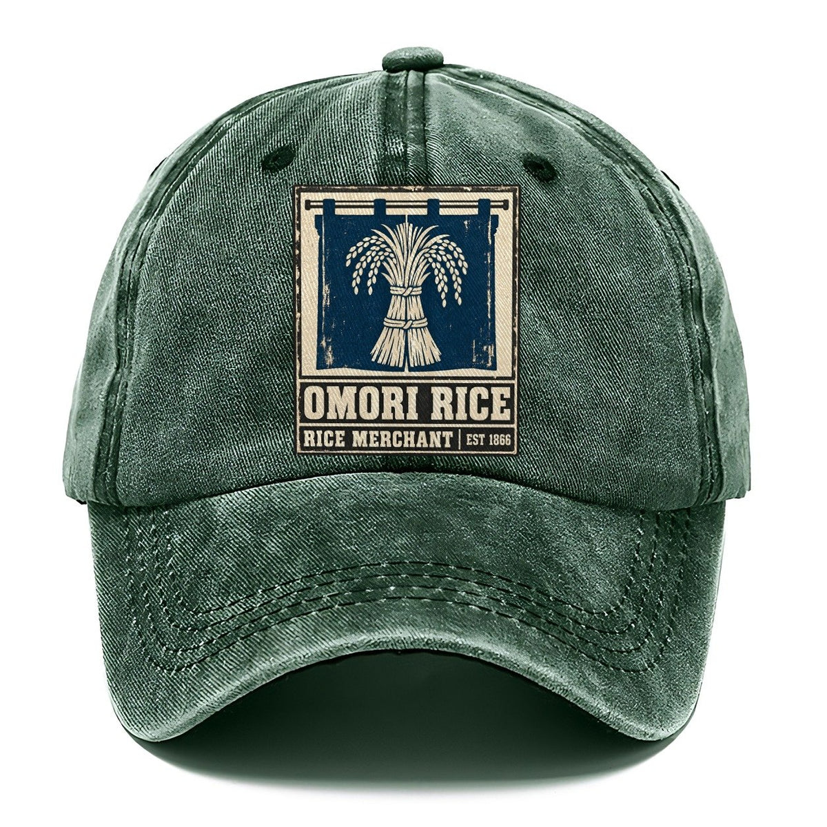 Omori Rice Merchants Noren Trade Co Classic Cap – Forest Mist