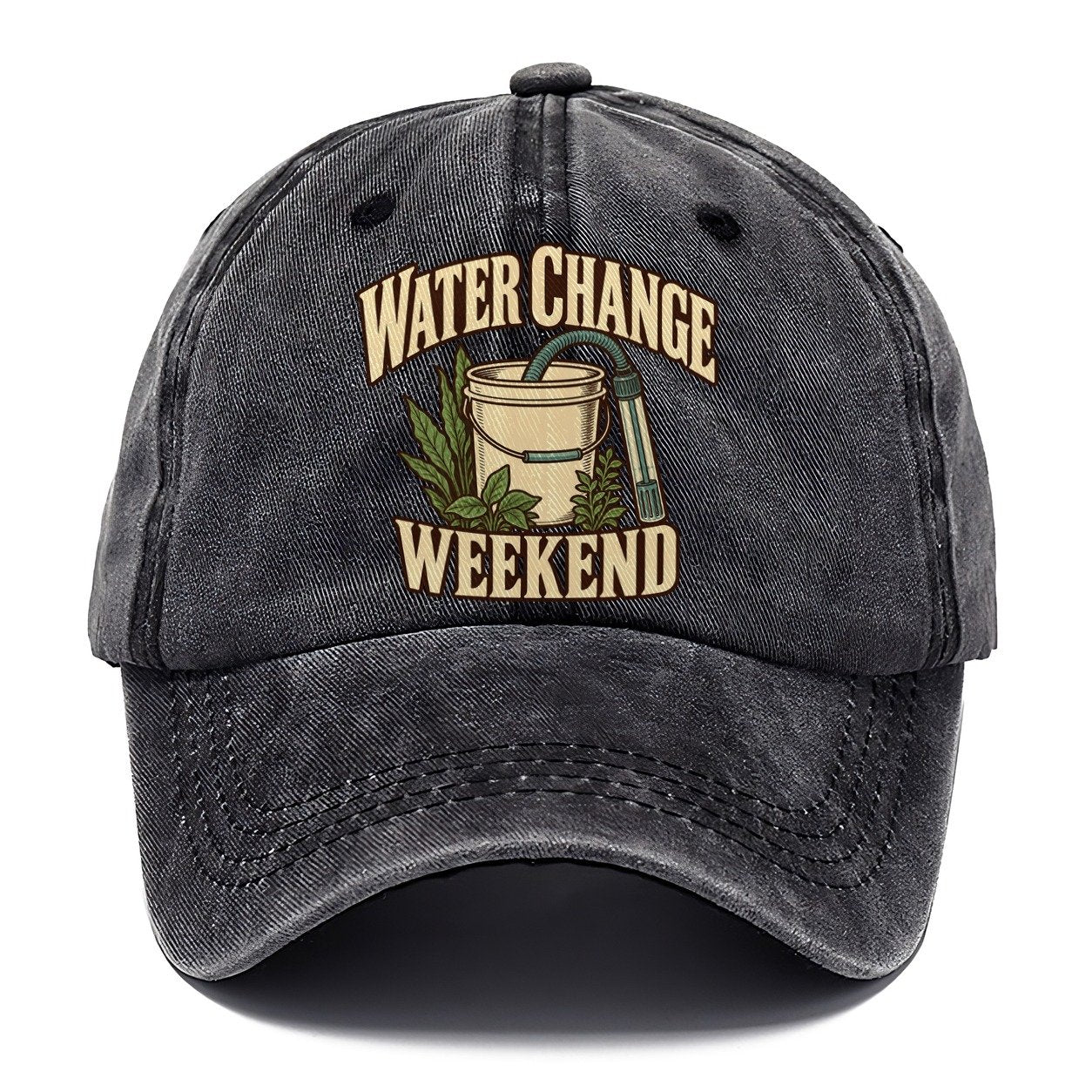 Water Change Weekend Aquarium Keeping Classic Cap – Graphite