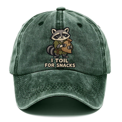 Raccoon Peasant Weary Court Classic Cap – Forest Mist
