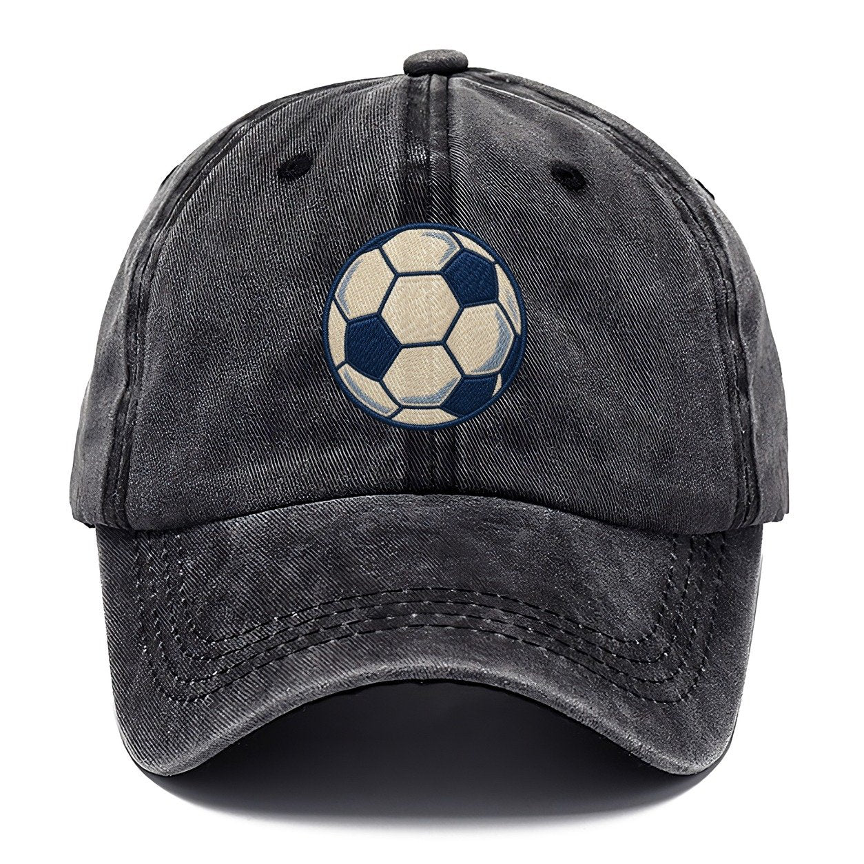 Soccer Ball Tiny Solo Marks Classic Cap – Graphite