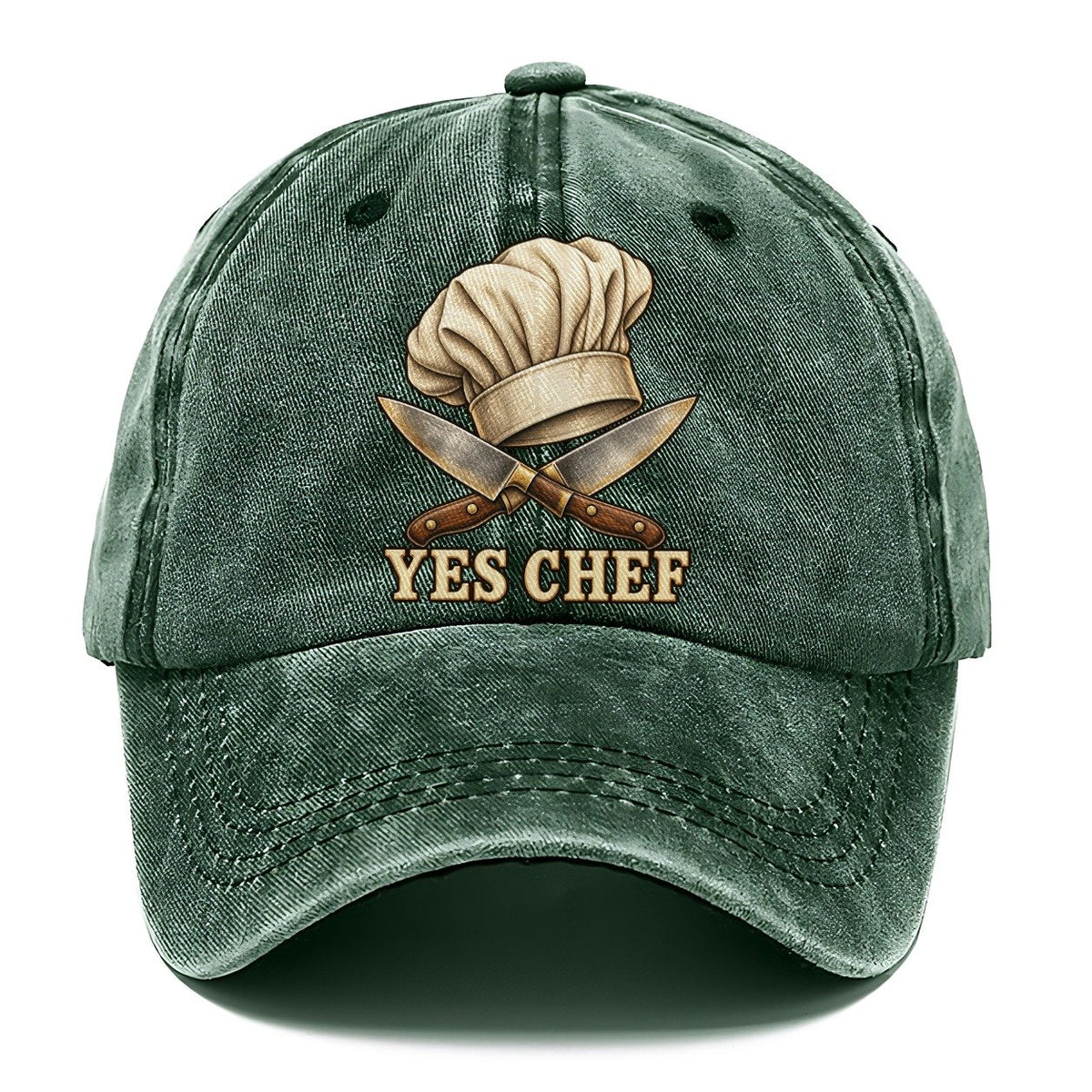 Chef Hat Yes Chef Fan Favorites Classic Cap – Forest Mist