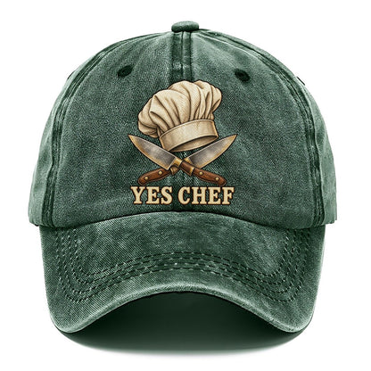 Chef Hat Yes Chef Fan Favorites Classic Cap – Forest Mist