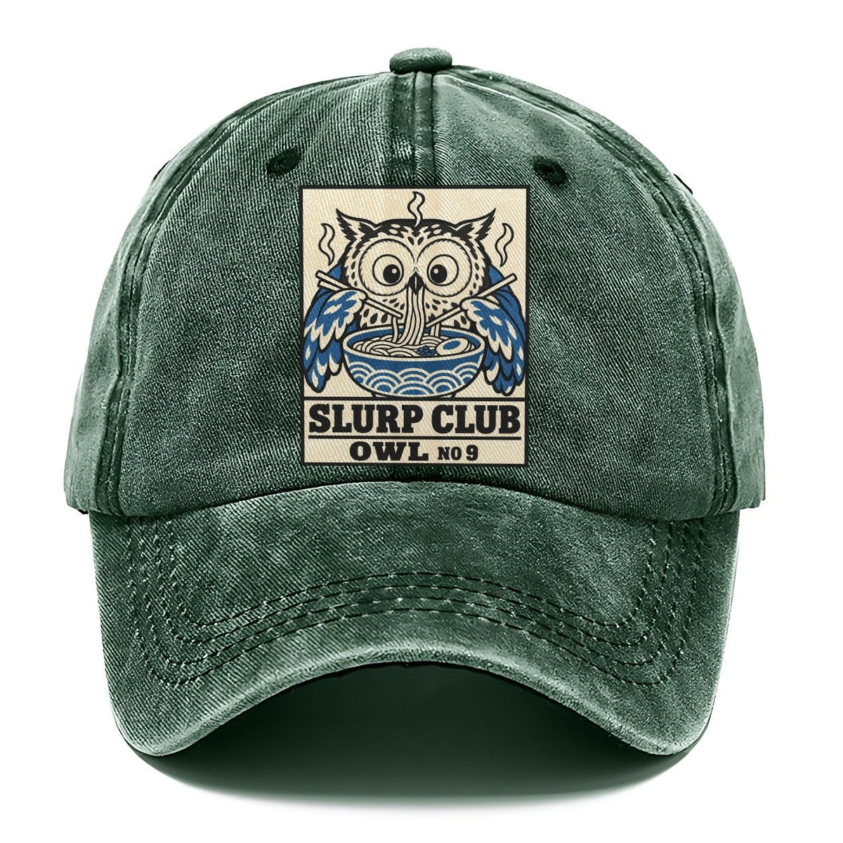 Owl Midnight Slurp Club Classic Cap – Forest Mist