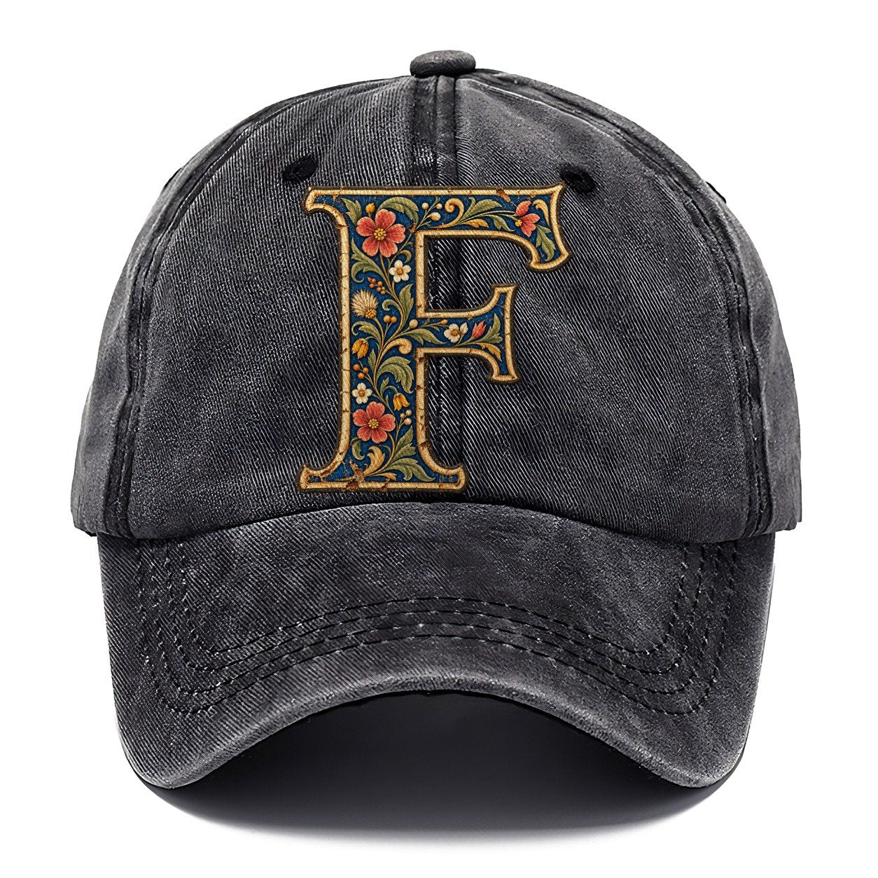 Wildflower F Monogram Classic Cap – Graphite
