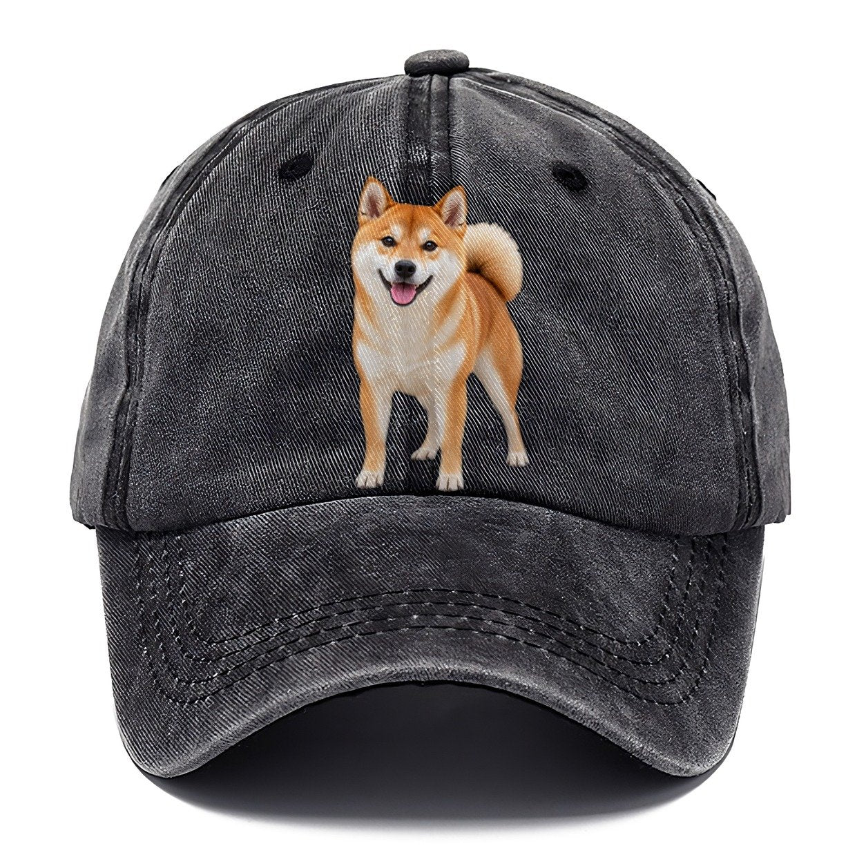 Shiba Inu Standing Top Breeds Classic Cap – Graphite