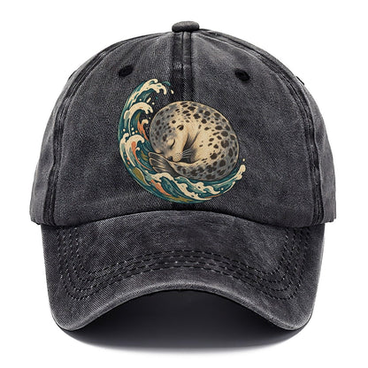 Sleeping Seal Tide Crescent Gentle Wild Classic Cap – Graphite