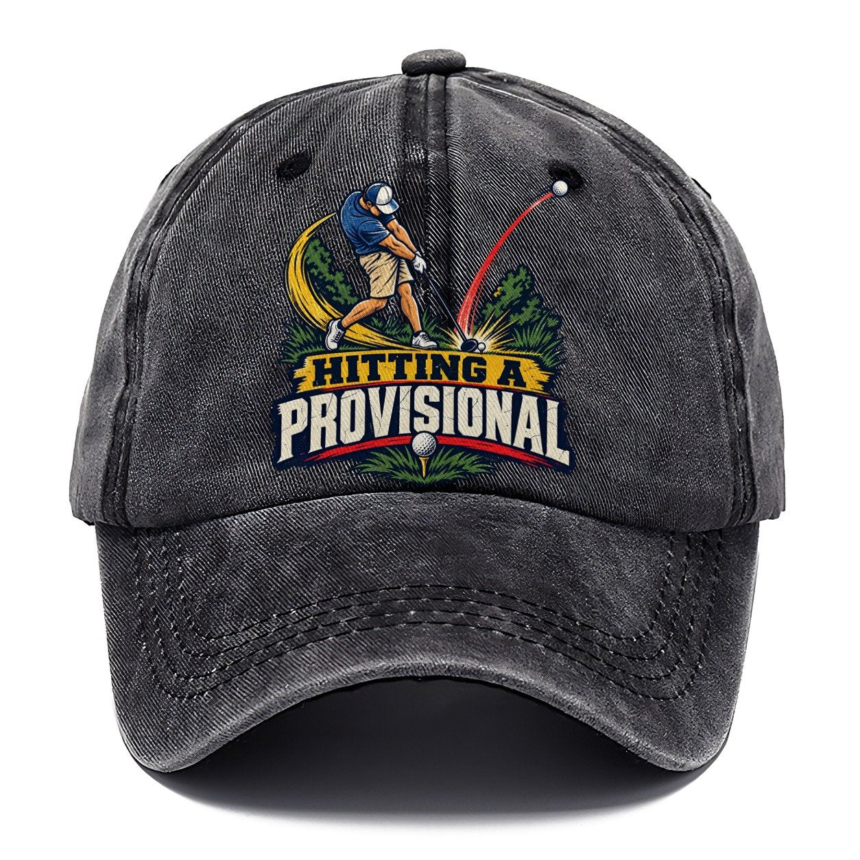 Hitting A Provisional Golf Life Classic Cap – Graphite