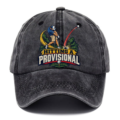 Hitting A Provisional Golf Life Classic Cap – Graphite