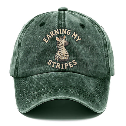 Zebra Animal Puns Classic Cap – Forest Mist
