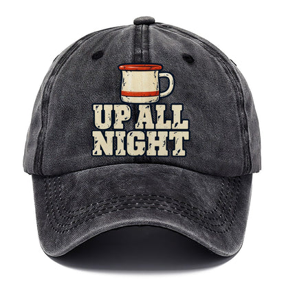 Up All Night Astronomy And Stargazing Classic Cap – Graphite