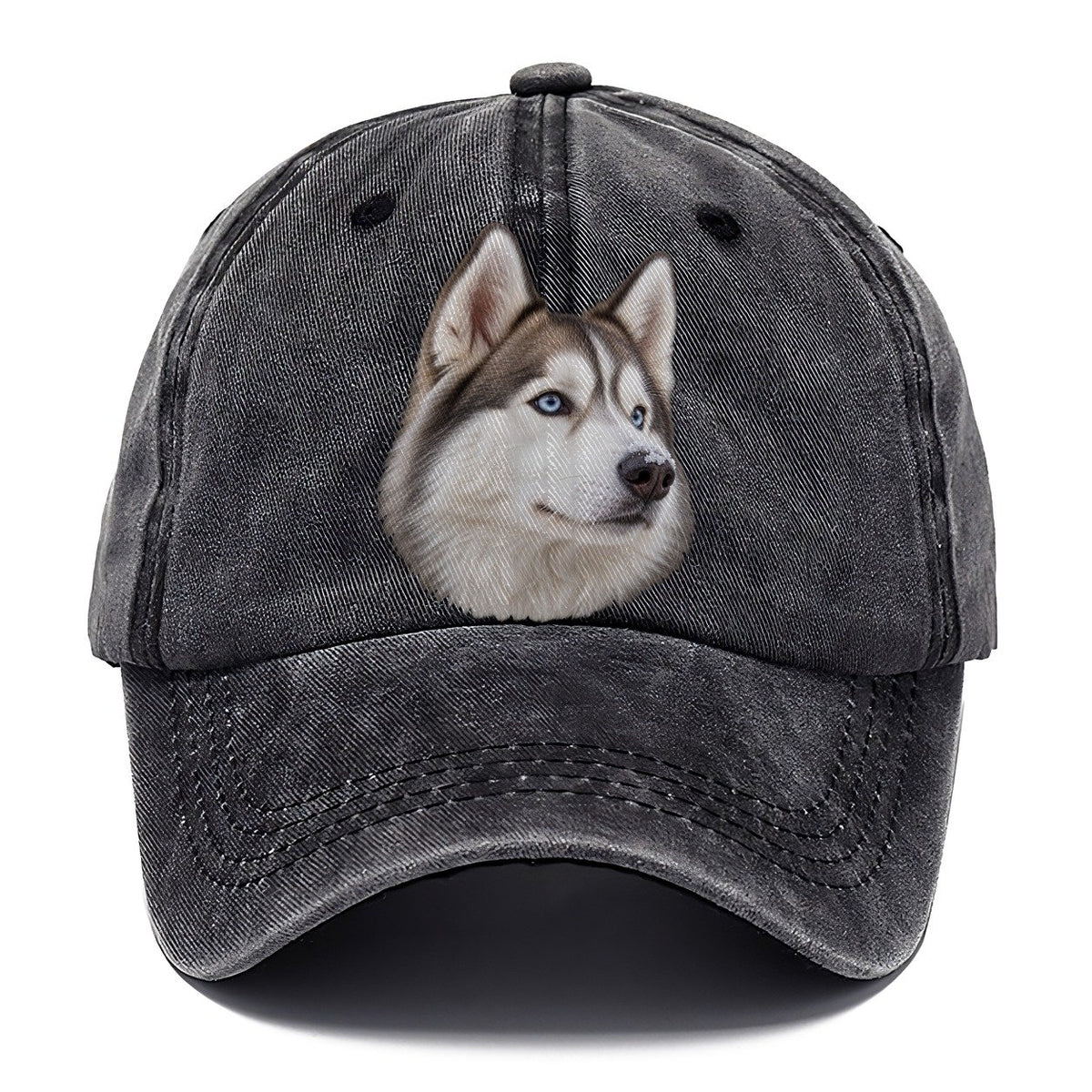 Husky Frosted Whiskers Character Club Classic Cap – Graphite