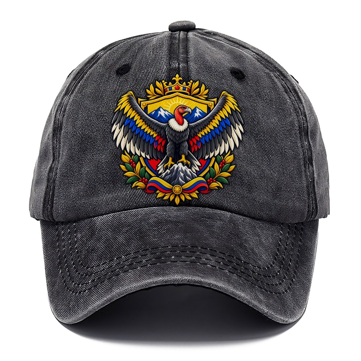Colombia Heraldic Crest Country Logos Classic Cap – Graphite