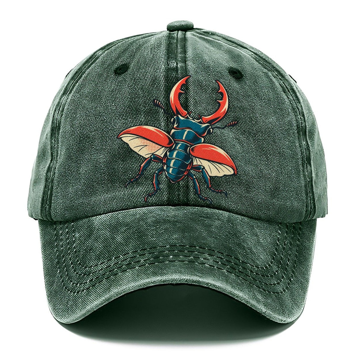 Stag Beetle Rise Classic Cap – Forest Mist