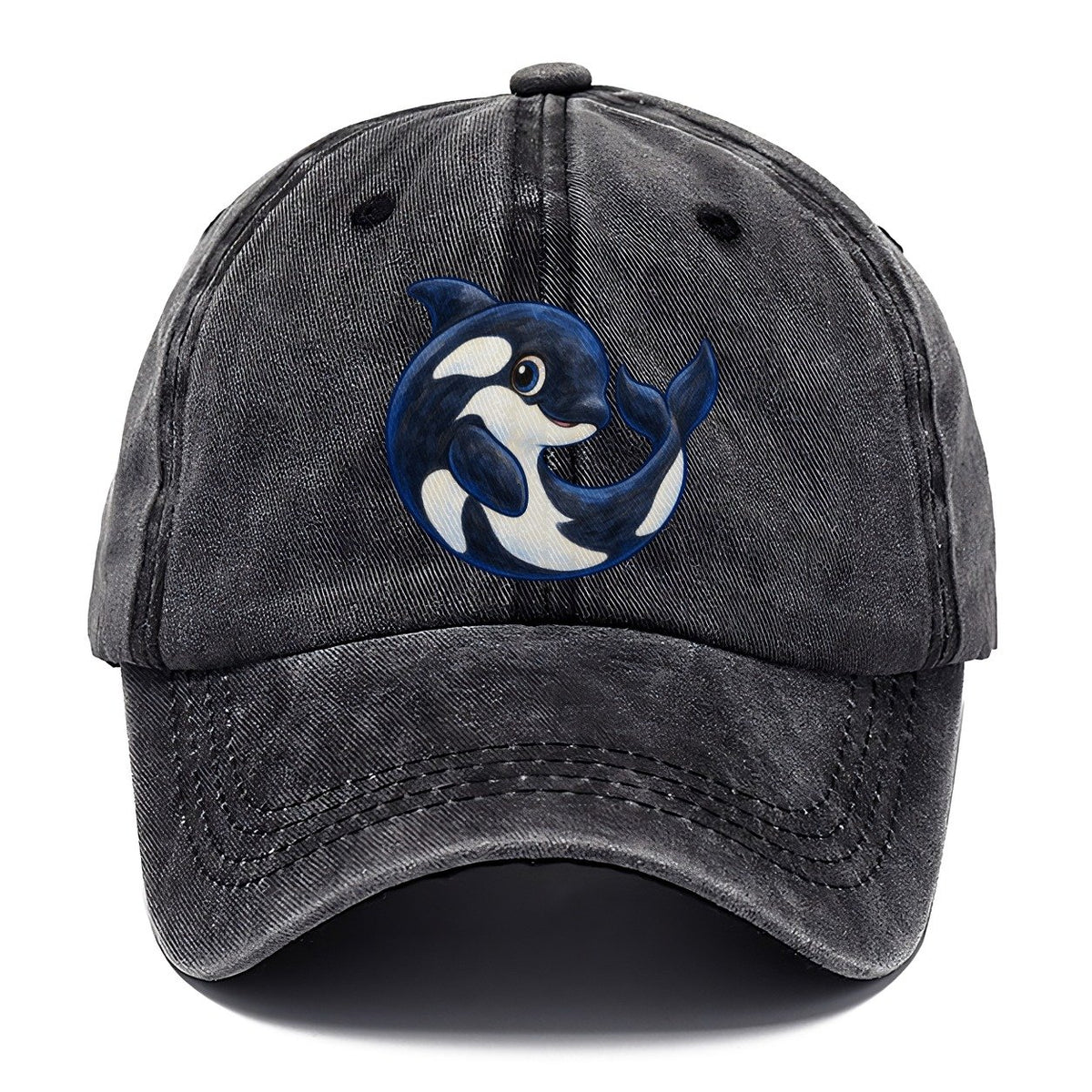 Orca Moon Curl Sea Sprite Classic Cap – Graphite