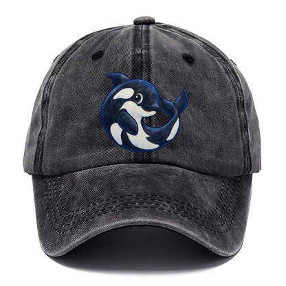 Orca Moon Curl Sea Sprite Classic Cap – Graphite