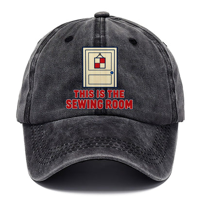 This Is The Sewing Room Sewing And Quilting Classic Cap – Graphite