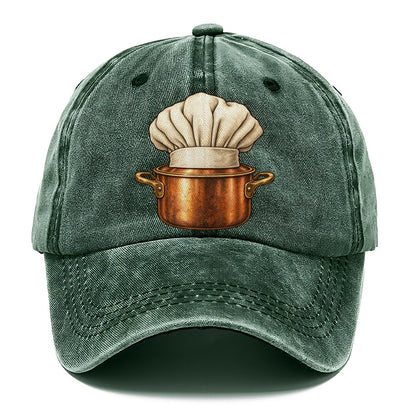 Chef Hat Stock Pot Fan Favorites Classic Cap – Forest Mist
