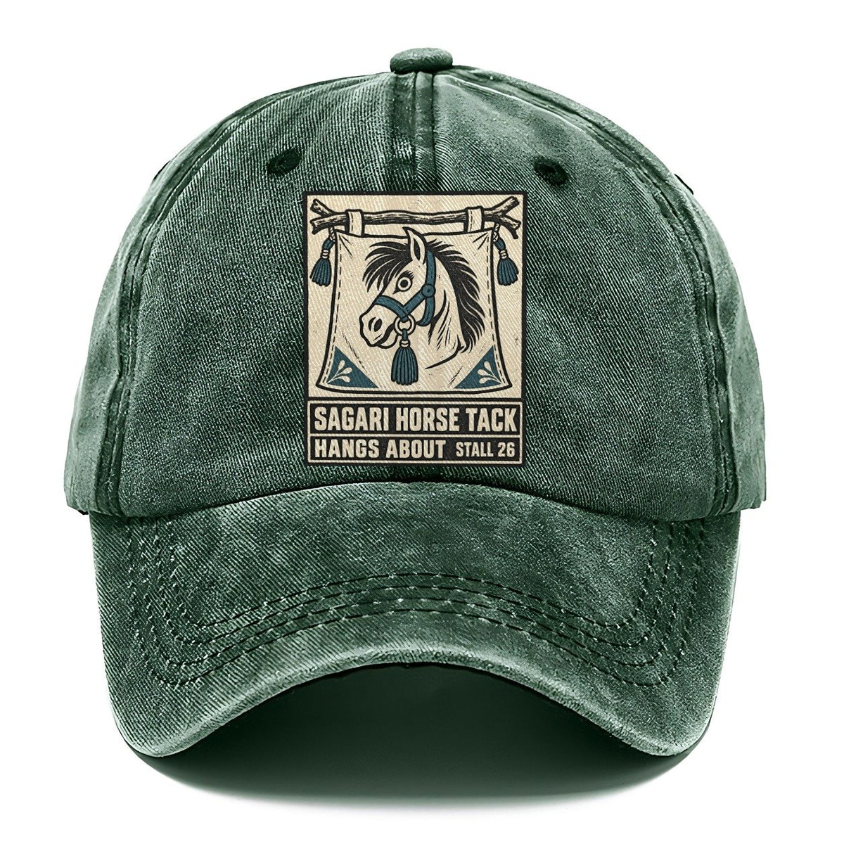 Sagari Horse Tack Yokai Night Market Classic Cap – Forest Mist