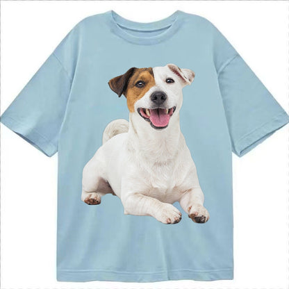Jack Russell Terrier Dog Classic T-shirt – Light Blue