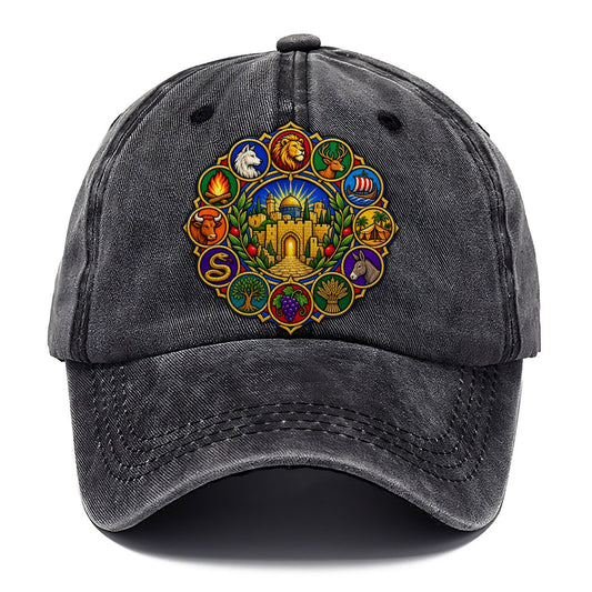 Twelve Tribes Wheel Jerusalem Classic Cap – Graphite