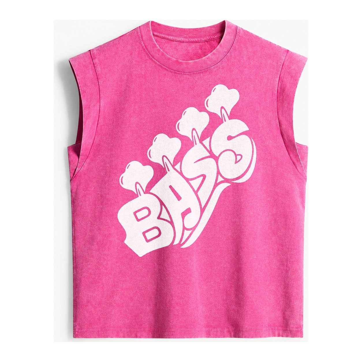 Bass Vintage Washed Tank – Pink