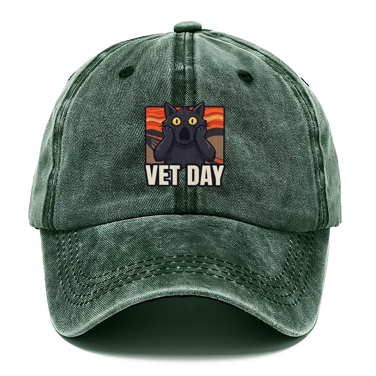 Black Cat Scream Vet Day Scream Classic Cap – Forest Mist