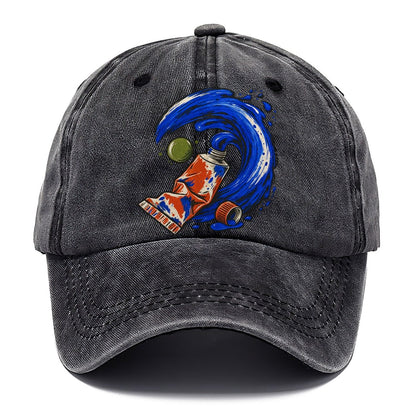 Cobalt Brush Wave Clay Color Makers Classic Cap – Graphite