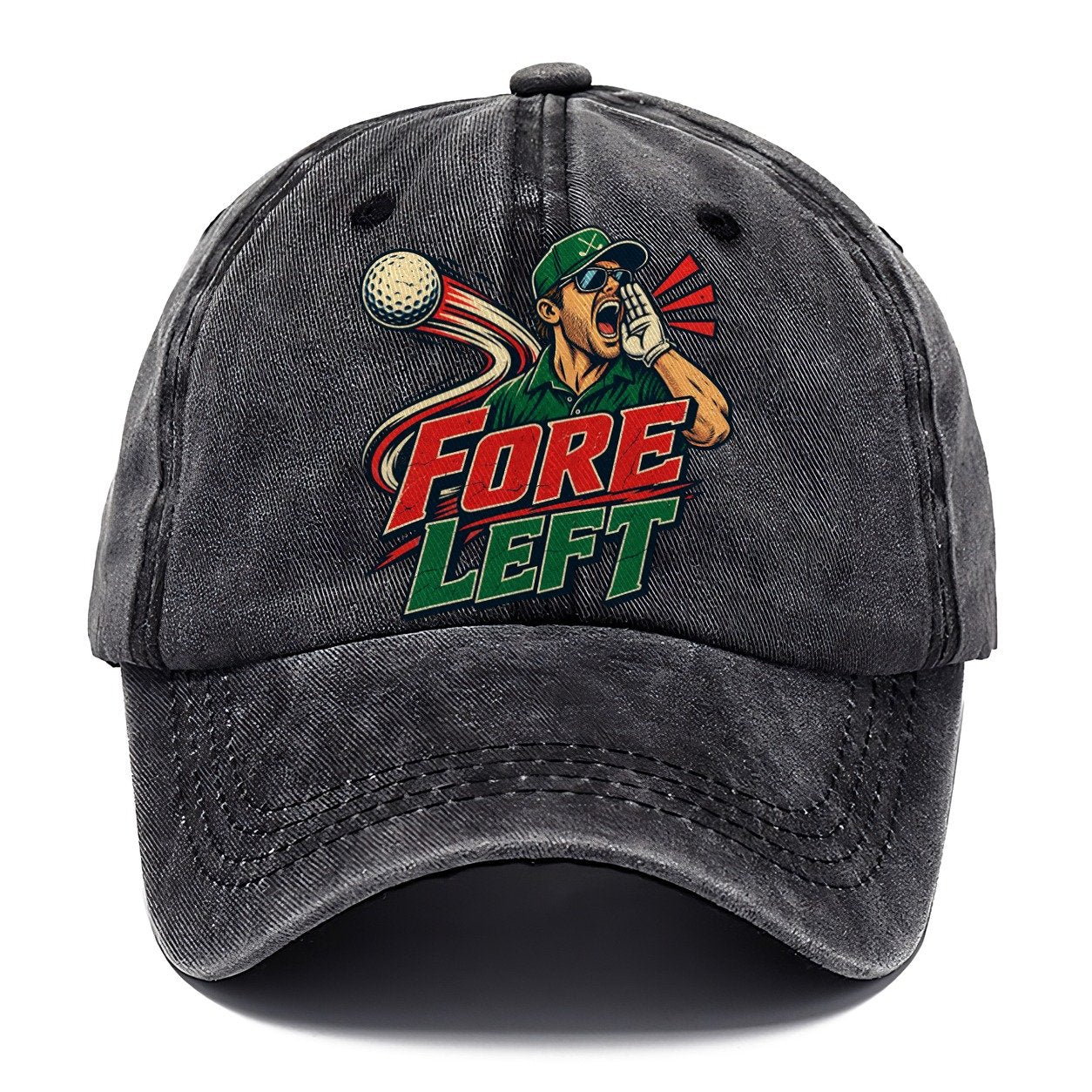 Fore Left Golf Life Classic Cap – Graphite
