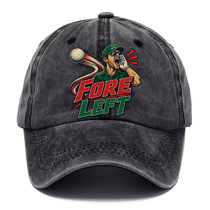 Fore Left Golf Life Classic Cap – Graphite