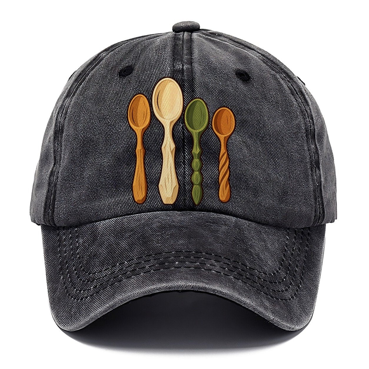 Carved Spoon Collection Woodworking Classic Cap – Graphite