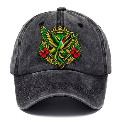 Jamaica Heraldic Crest Country Logos Classic Cap – Graphite