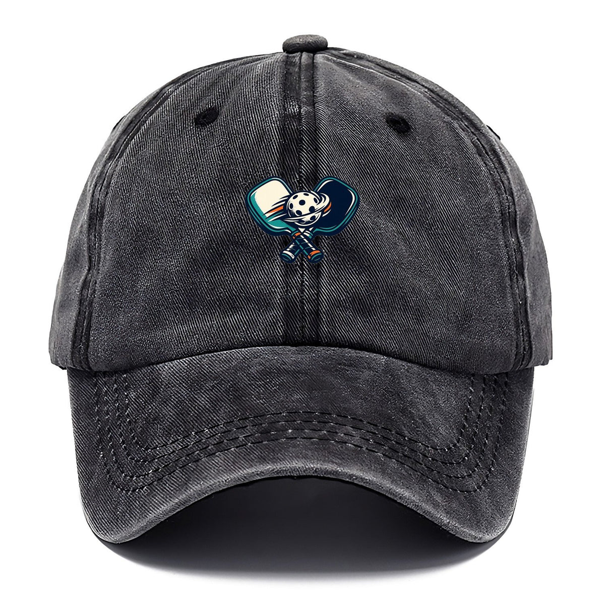 Crossed Pickleball Paddles Classic Cap – Graphite