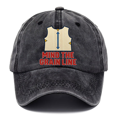 Mind The Grain Line Sewing And Quilting Classic Cap – Graphite