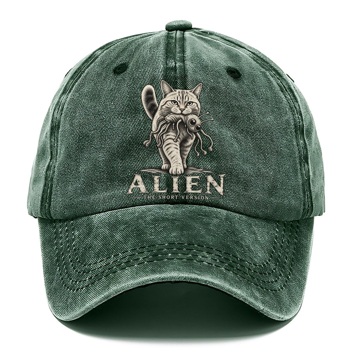 Alien Short Version Cats Classic Cap – Forest Mist