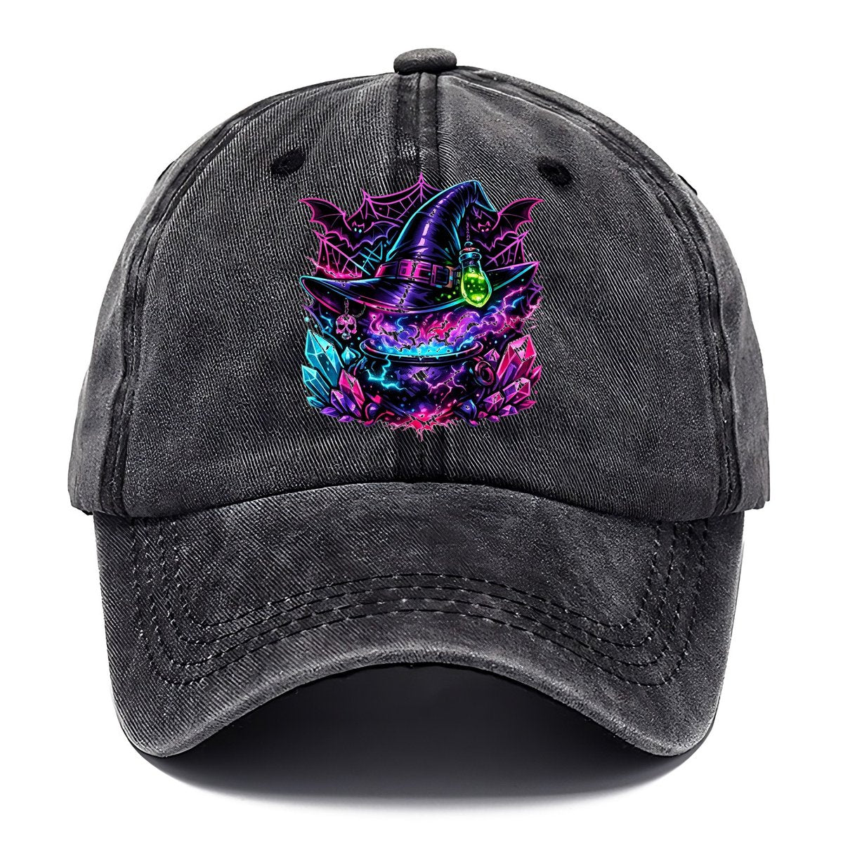 Neon Witch Cauldron Classic Cap – Graphite