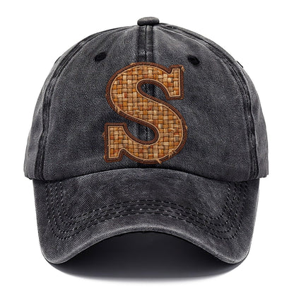 Woven Tweed S Monogram Classic Cap – Graphite