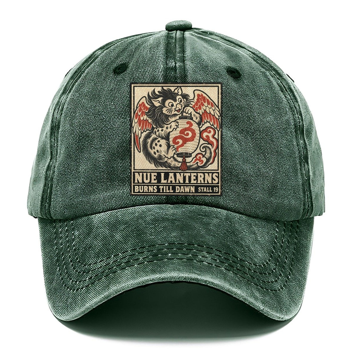Nue Lanterns Yokai Night Market Classic Cap – Forest Mist