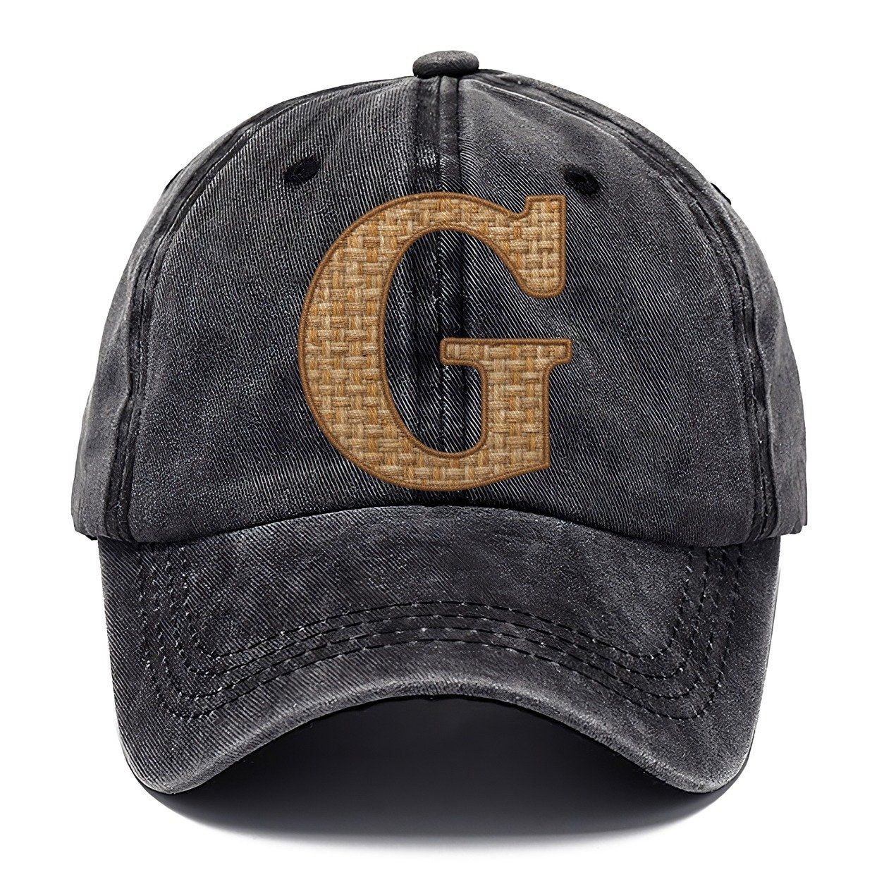 Woven Tweed G Monogram Classic Cap – Graphite